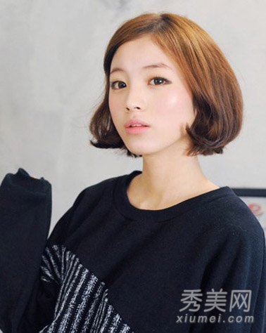 10款韩式短发发型 冬日完美修颜