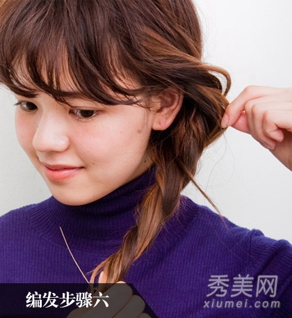 超仙花环盘发扎法图解 气质MM一学就会