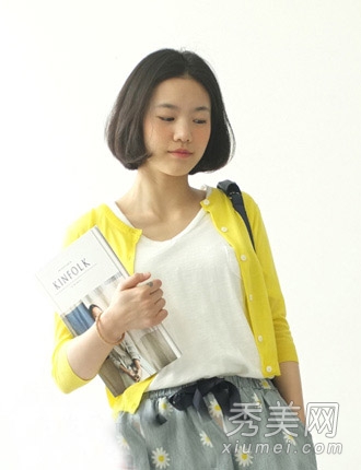 最流行韩式女生短发 清新气质最修颜