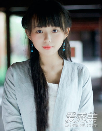 2015圆脸mm发型设计 披肩发唯美心动