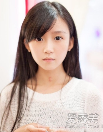 2015圆脸mm发型设计 披肩发唯美心动