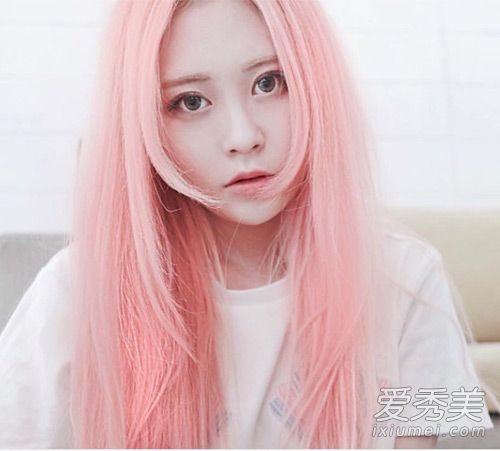 粉红发色好美啊 染一辈子都不会腻 流行发色
