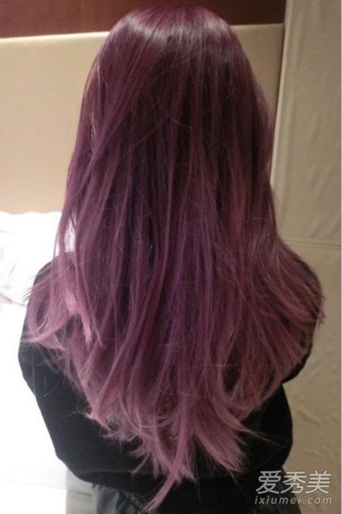 紫发当道 是大热不是非主流 染发颜色