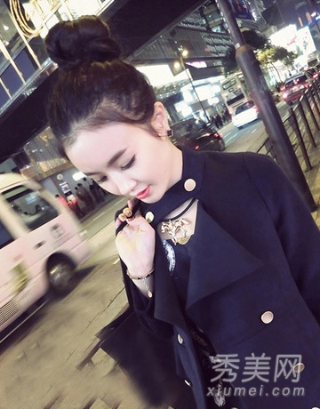 2014好看女生发型推荐 丸子头成春夏新宠