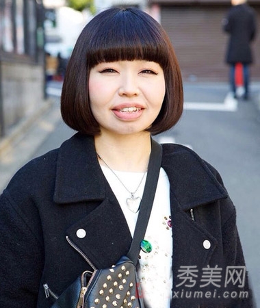 流行清新日系短发 矮个女修颜首选