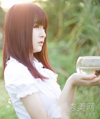 日系中长齐肩发 清新甜美气质女生必备