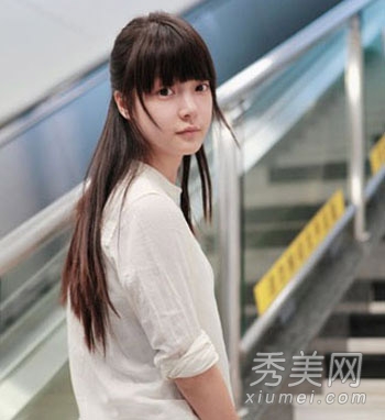 女生小清新发型图片 校园风甜美可人
