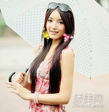 2014潮流范女生直发 清纯甜美超淑女