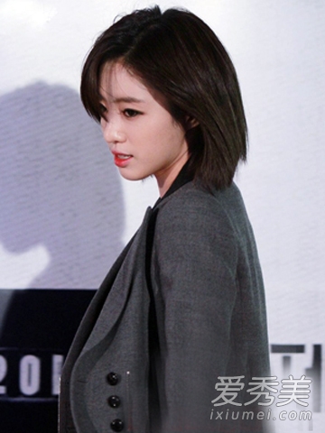 韩国MM告诉你 方脸最适合的短发发型