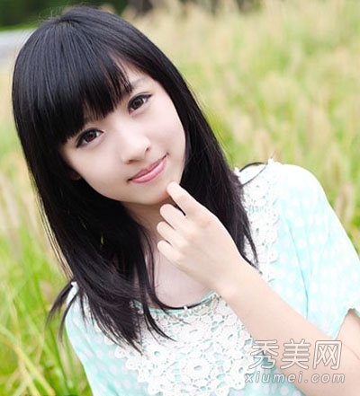 盘点齐刘海萌妹发型 萝莉又减龄