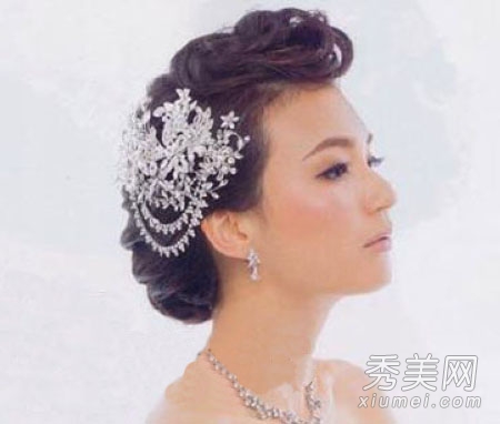 唯美韩式新娘发型图片 低调的温婉奢华