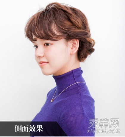 超仙花环盘发扎法图解 气质MM一学就会