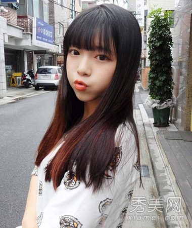 淑女气质长直发发型图片 清新唯美动人