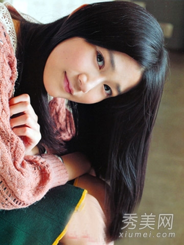 日係校園甜美女生發型 穿校服最清純