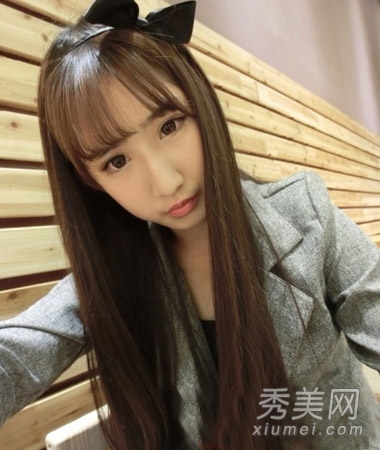 2014潮流范女生直发 清纯甜美超淑女