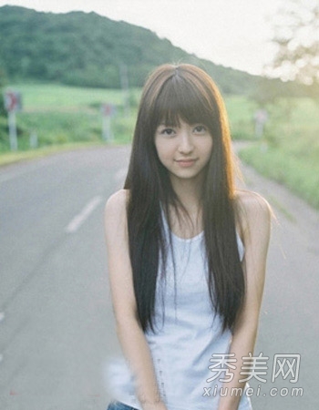 女生小清新发型图片 校园风甜美可人