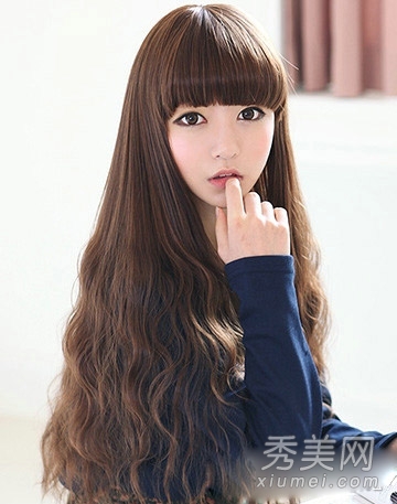 最美女生发型 10款卷发变长发公主