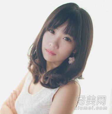 2014流行烫发发型 中长发不再尴尬