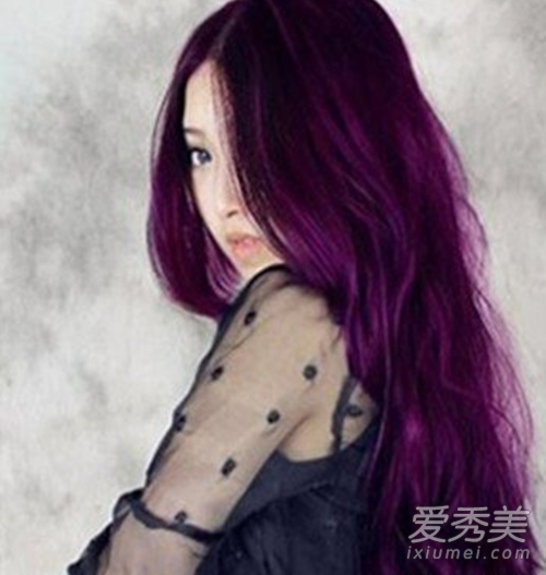 紫发当道 是大热不是非主流 染发颜色