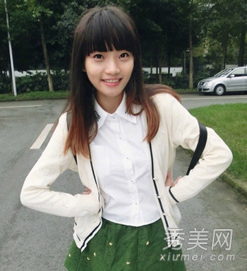 2014最新校园风甜美发型 清新减龄变女神