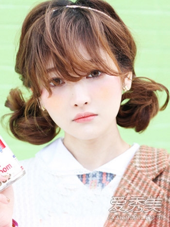 可爱不分季节 2015女生扮嫩发型图片