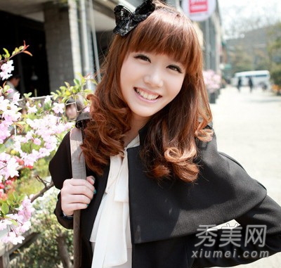 日本街拍潮流发型 梨花头春季最热