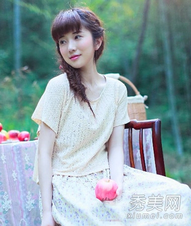 圆脸长发怎么扎好看 9款扎发清新萝莉范