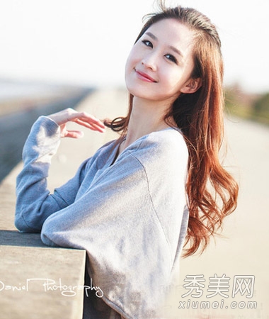 2014韩范烫发发型图片 时尚减龄最流行