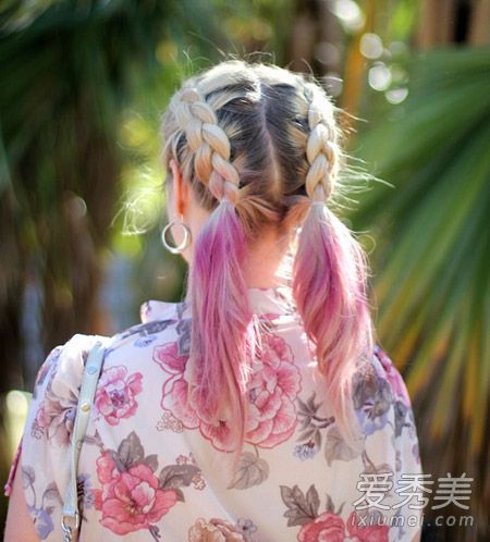 编发和色彩的狂欢！音乐节女生发型参考 编发发型女
