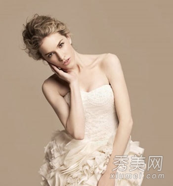 简约即优雅 2014欧美风高端新娘发型推荐