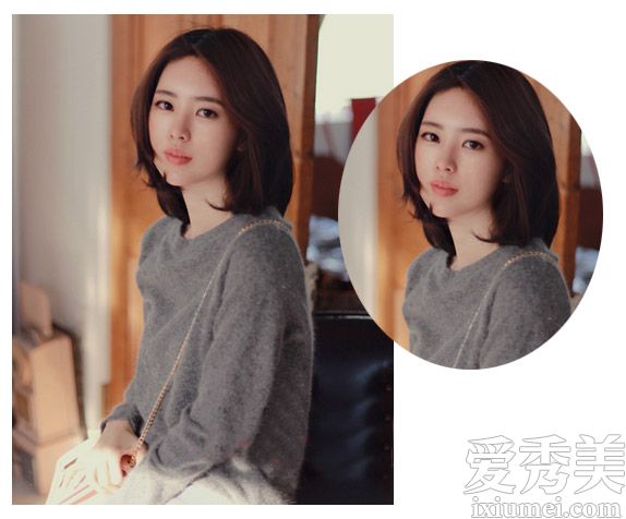 韩国网红尹善英示范 本季最流行中短发发型流行中短发型图片女