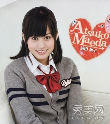 日係校園甜美女生發型 穿校服最清純