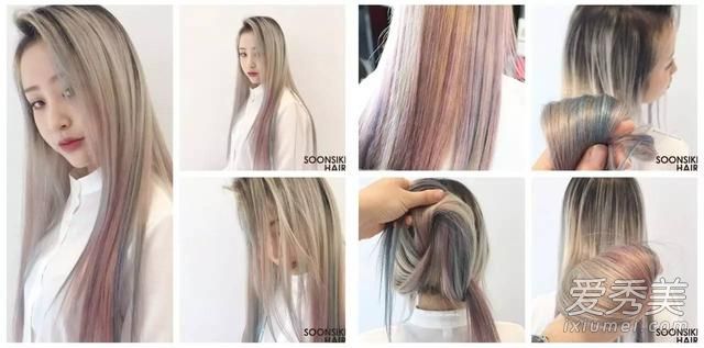 回头率100%！「挑染＋粉雾底色」才是夏季最美发型 2016流行发色