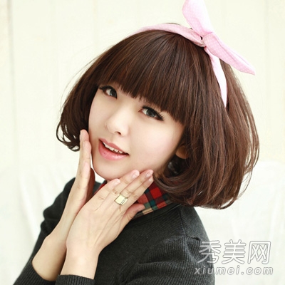 最新韩式蛋卷头发型 甜美仙女范