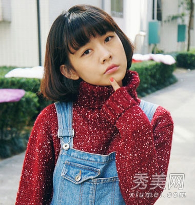 日系校园风减龄发型推荐 甜美可爱校花范