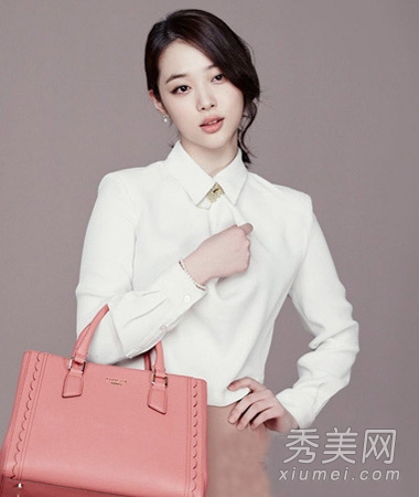 圆脸长发怎么扎 简易扎发十足女神范