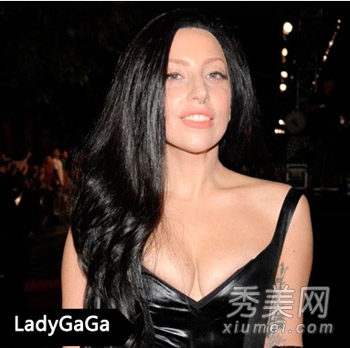 MTV大奖女星发型 LadyGaGa直发素颜很抢镜