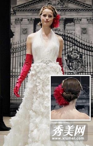 纽约婚纱周 揭秘2012新娘发型趋势