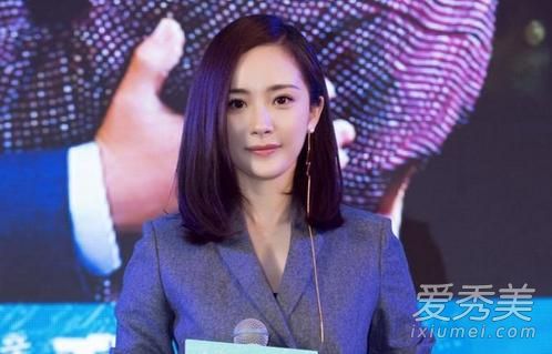 杨幂刘诗诗baby 她们只是给刘海加条线变美了好多！ 神秘线斜分刘海