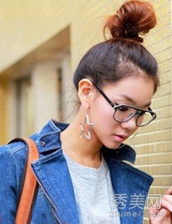 中长发怎么扎丸子头 简单扎发时尚唯美