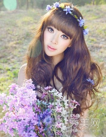 春季田园小清新发型 2014踏青赏花必备