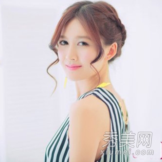 編發加盤發 唯美時尚速成發型diy