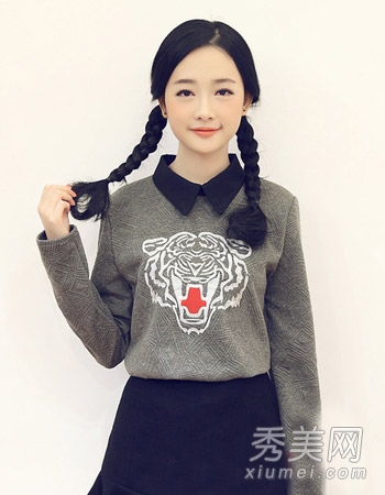 初秋清爽扎发发型推荐 长发短发任你选