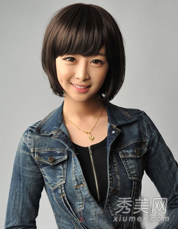 2014最新流行发型 韩国女生时尚短发盘点