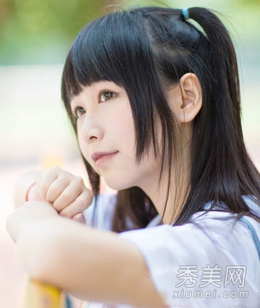 日系校园风减龄发型推荐 甜美可爱校花范