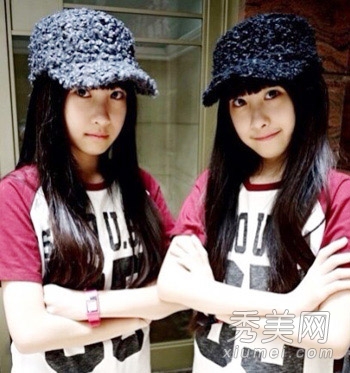 台湾最萌双胞胎长大 近照发型傻傻分不清
