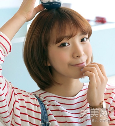韩式俏丽短发发型 打造时尚甜美小女人