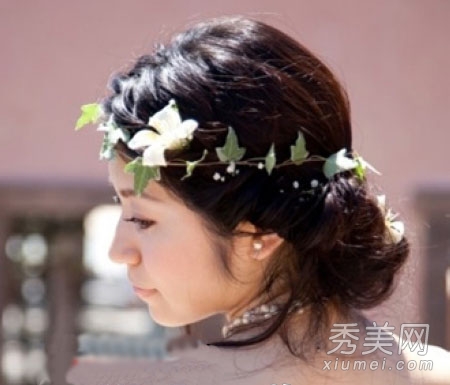 唯美韩式新娘发型图片 低调的温婉奢华