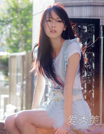 2015圆脸mm发型设计 披肩发唯美心动