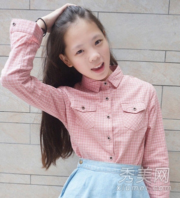 2014最新校园风甜美发型 清新减龄变女神